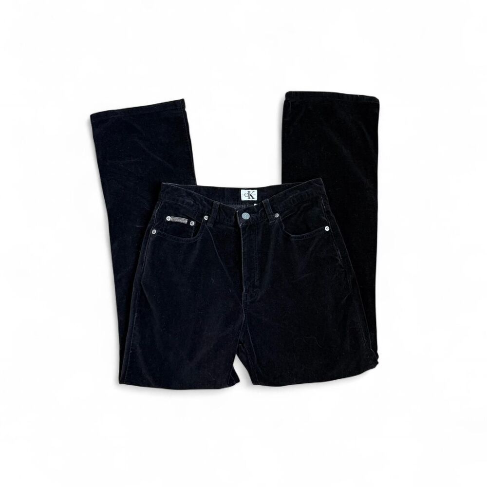 Vintage Calvin Klein Black Corduroy Pants Size 5